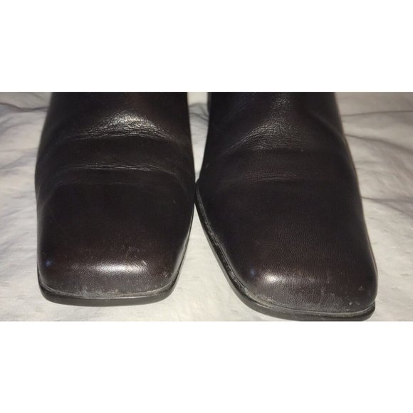 Sesto Meucci Samoa Bootie Espresso Nappa Leather 6M MSRP $240 EUC - Picture 3 of 11